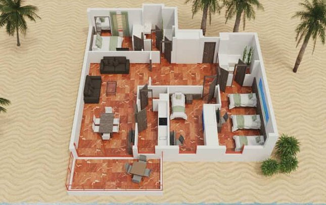 Caribbean diamond apartment Apartotel Magic Tropical Splash Finestrat