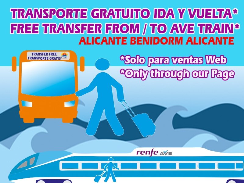 ¡Transfer GRATIS! Apartotel Magic Tropical Splash Benidorm ¡Transfer GRATIS! Apartotel Magic Tropical Splash Benidorm