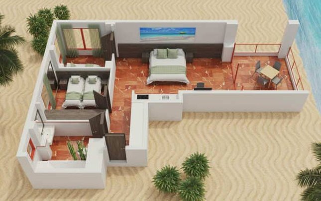 Caribbean platinium apartment Apartotel Magic Tropical Splash Finestrat